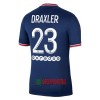 Oficiální Fotbalový Dres Paris Saint-Germain Julian Draxler 23 Domácí 2021-22 pro Muži